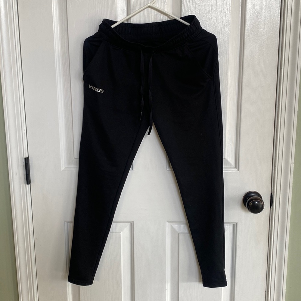 Virus Intl joggers- black, women’s XS new without tags